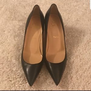 AUTHENTIC CHRISTIAN LOUBOUTIN BLACK HEELS 40